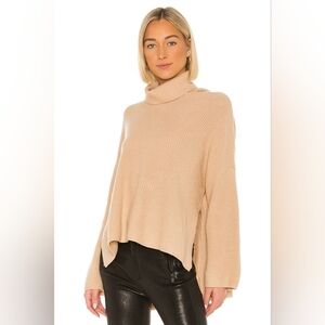 27 Miles Malibu Caterin Wool Cashmere Sweater In Camel Size Xs Like New